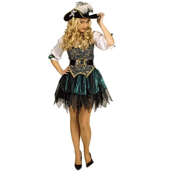 Deguisement Pirate Femme, Cosplay Costume Pirate pour Halloween Carnaval,  XL - Cdiscount Jeux - Jouets