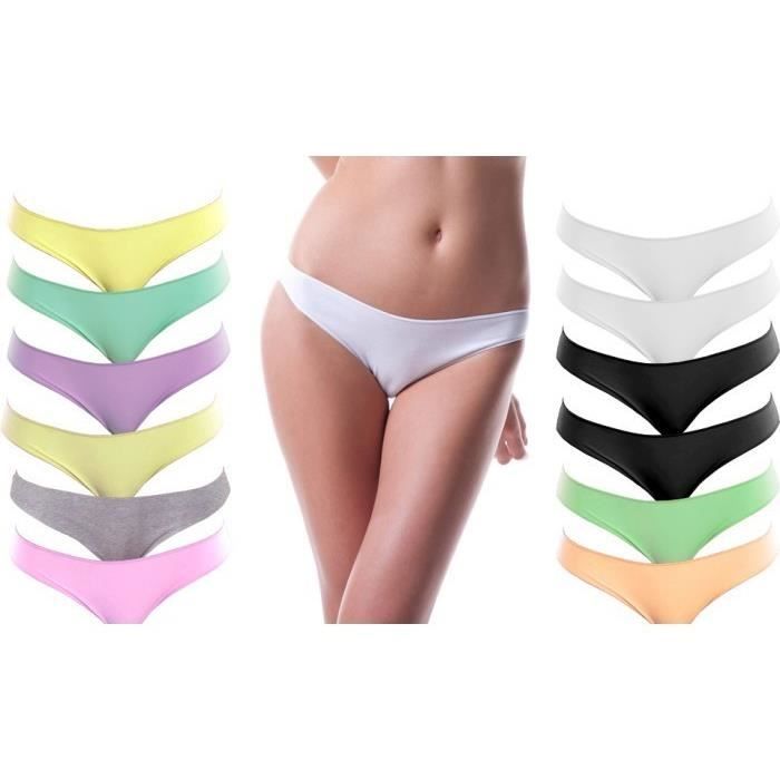 Culottes FREEGUN Lot De 5 - Microfibre Confortable - Modèles Aléatoires - Taille Au Choix