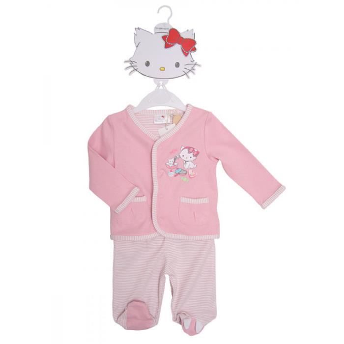 Ensemble de pyjama - Blanc/Hello Kitty - ENFANT