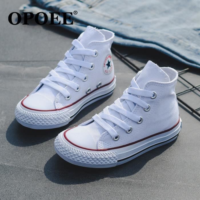 Baskets En Toile Pour Enfants Nouvelle Mode Chaussures Pour Bebes Baskets Pour Filles Et Garconss Taille 38 Printemps 21 White Cdiscount Chaussures