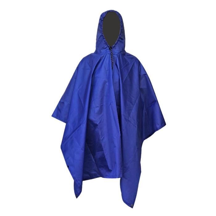 Lot De 4 Ponchos De Pluie Imperméables Adultes, Jetables, Avec Capuche, Randonnée Camping