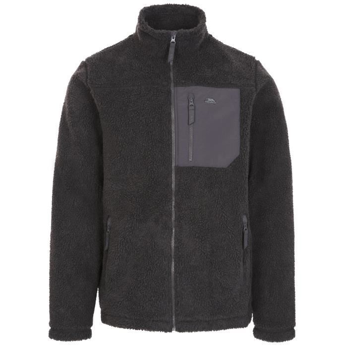 Polaire Sans Manche Homme Grande Taille Noir Brigg du 2XL au 10XL