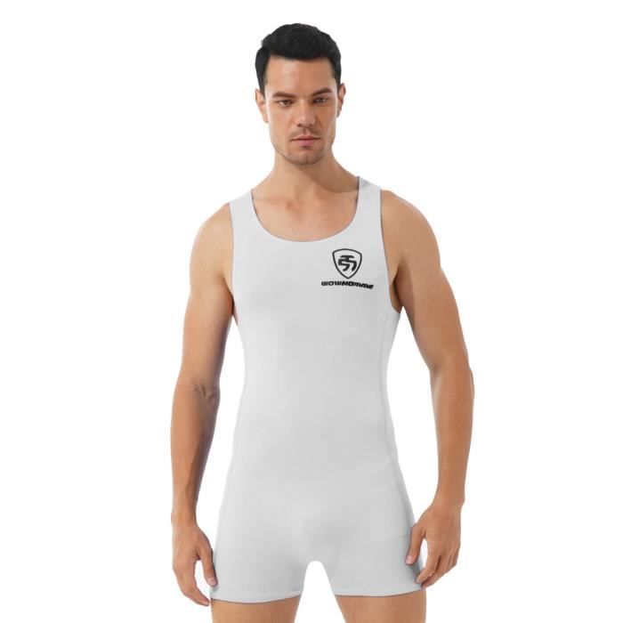 Iiniim Justaucorps Sport Homme Maillot de Corps Fitness