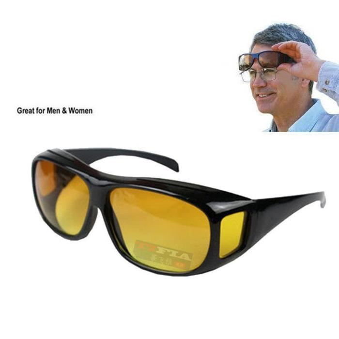 Lunettes de soleil Night Vision Lunettes Night Sight HD au volant anti-reflets