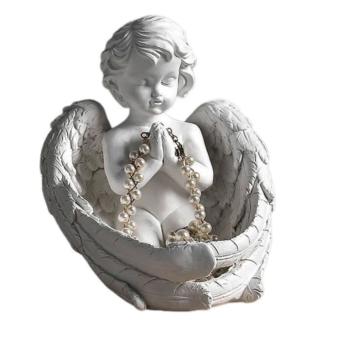 Ange De Jardin En Résine – Décoration, Taille 25x25cm, état Neuf (sans Boîte)