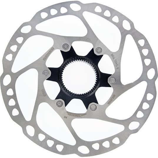 Disque de frein SM-RT64 Shimano - Deore - 160mm - 6 trous - acier inoxydable/argent alu