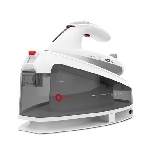 CENTRE DE REPASSAGE SOLAC BLACK CANVAS CPB6200 2400 W BLANC ET GRIS - Solac