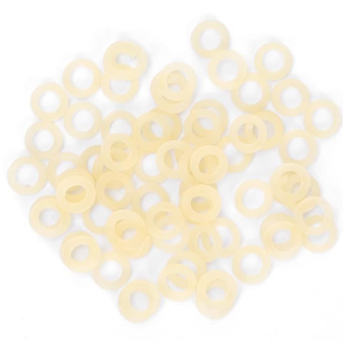 Lot De 600 élastiques Orthodontiques 1/4 Pouce - Force Moyenne 3.5 Oz, Avec 6 Placeurs Gratuits