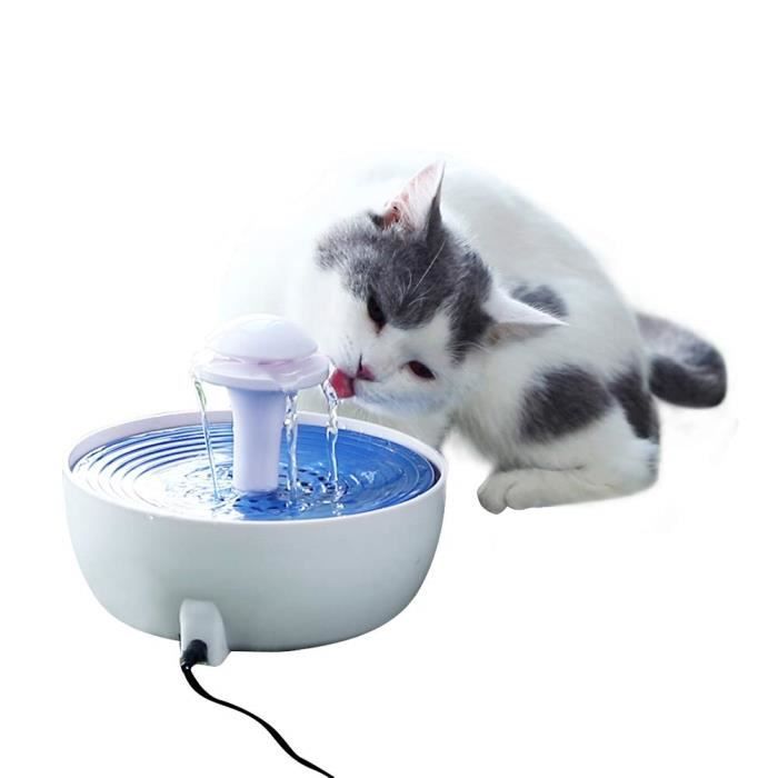 Comparer les prix de Distributeur Fontaine à Eau 1.8L Réserve d'eau pour Chats Chiens Filtres de Rechange pour Fontaine Automatique