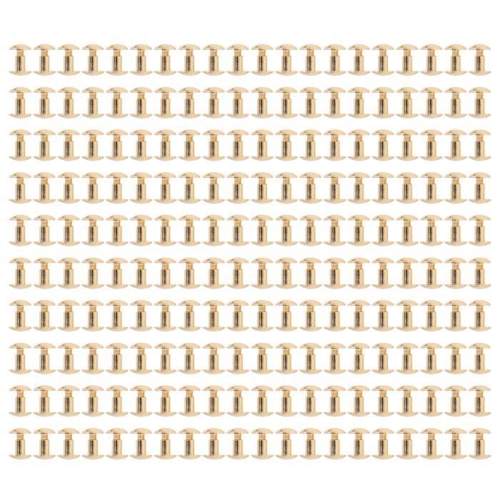 Clous En Laiton 2x15 Mm - Lot De 50 Pièces Pour Bricolage Bois, Accessoires Miniature