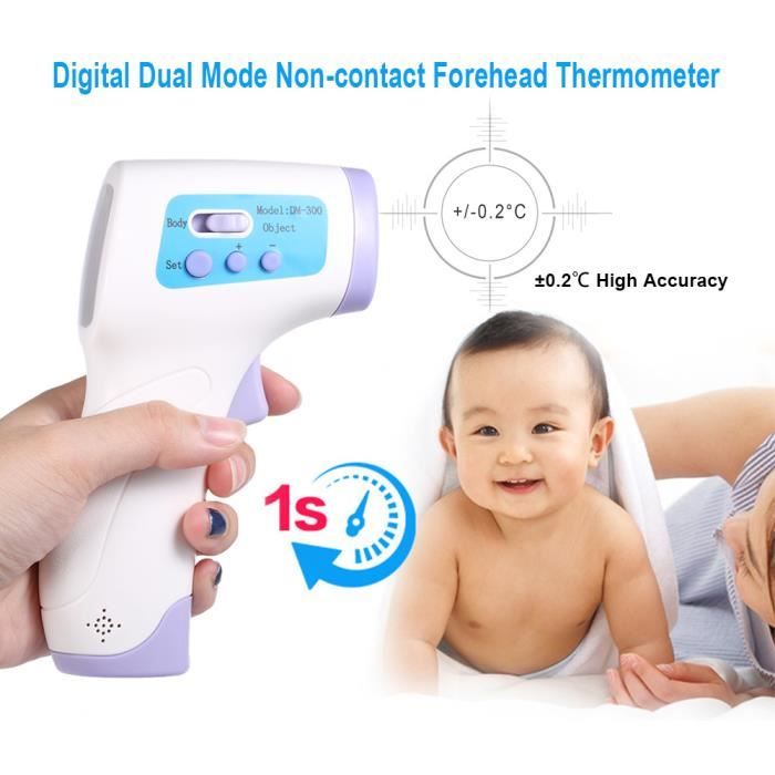 Thermomètre Infrarouge Pour Bébé Indicateur De Température Frontal Numérique