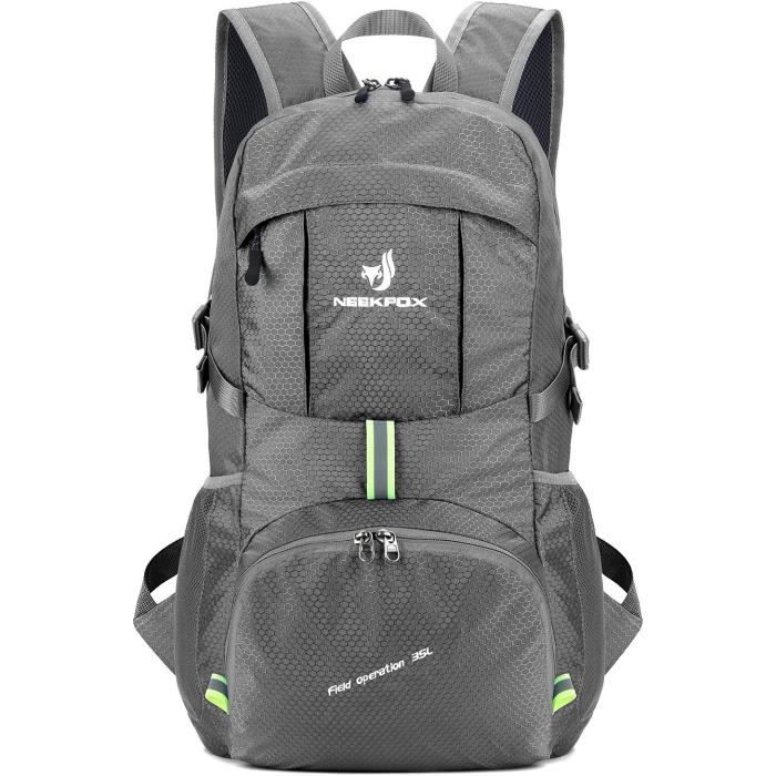 Sac À Dos Petit 20L Pliable Ultra-Léger Imperméable Pour Camping