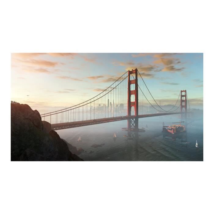 Ubisoft Jeu Vidéo - Watch Dogs 2 - PS4 - Action - Mode En Ligne - Baie De San Francisco