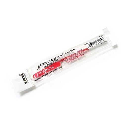3x Uni Jetstream Nachfüllminen – Für Tintenroller Sxr-10, Rote Tinte, 1.0 Mm – Schnelltrocknend