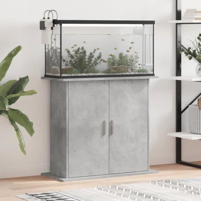 VIDAXL Support pour aquarium béton - vue 2