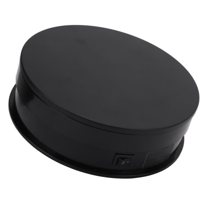 Présentoir Rotatif 360° Électrique 12cm 3kg USB - Support Tournant Pour Bijoux Montres Photos