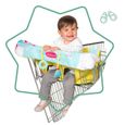 Badabulle Protège-siège chariot pour enfant - 2 jouets sensoriels intégrés-1