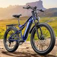 MX03 Full Shock Electric Bike 500w Octagon - 26'' Adult 7 Speed - Hydraulic Oil Brake - Electric Fat Bike - 48V15AH-1