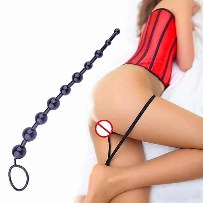 Violet - Anneau de traction en caoutchouc souple, 10 perles, Plug Anal,  orgasme, vagin, clitoris, boule, adul - Cdiscount Boutique Erotique