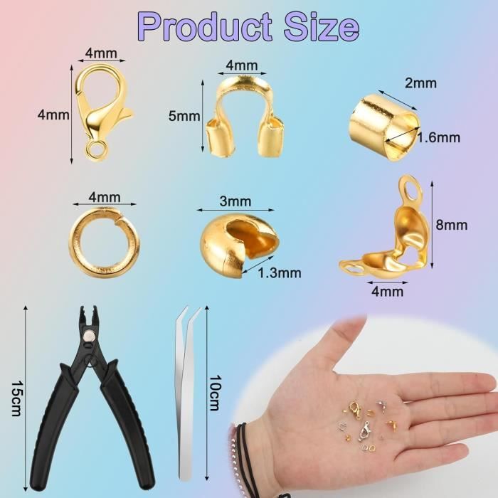 Pince à Sertir Pour Perles, Outil De Sertissage De Bijoux, Outil De Sertissage De Bijoux Outil De Sertissage De Perles Pour Fabrication De Bijoux Perles Loisirs Creatifs 97125968