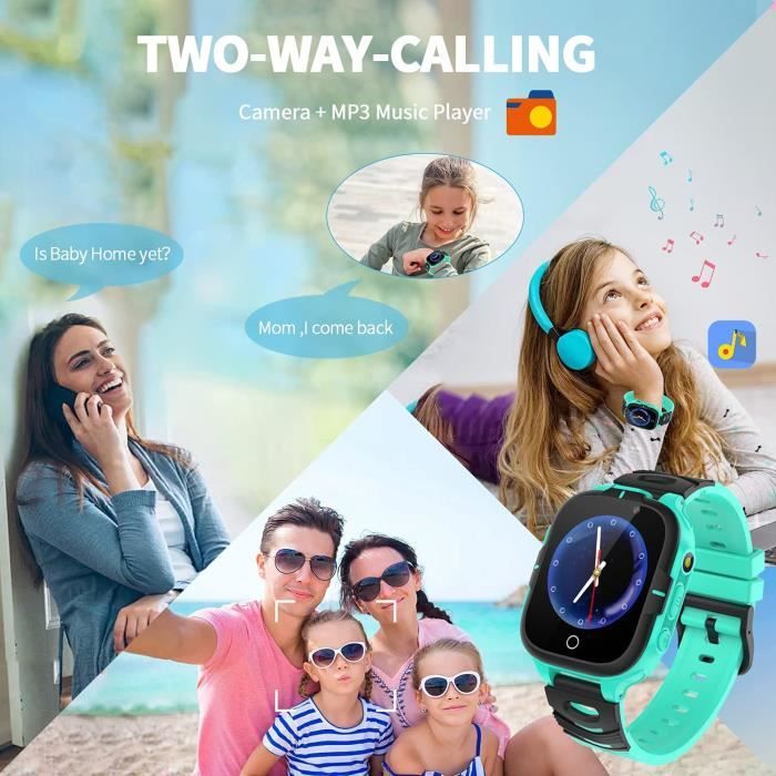 Enfants smartwatch musique montre téléphone intelligent pour les enfants  3-12 ans filles smartwatch 379