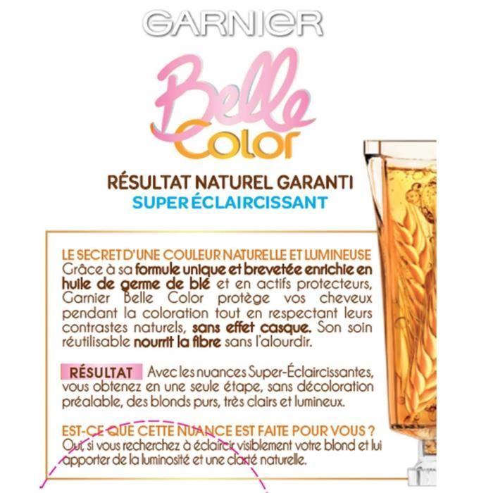 Coloration Garnier Belle Color 110 - Blond Très Très Clair Naturel - Neuf Non Ouvert