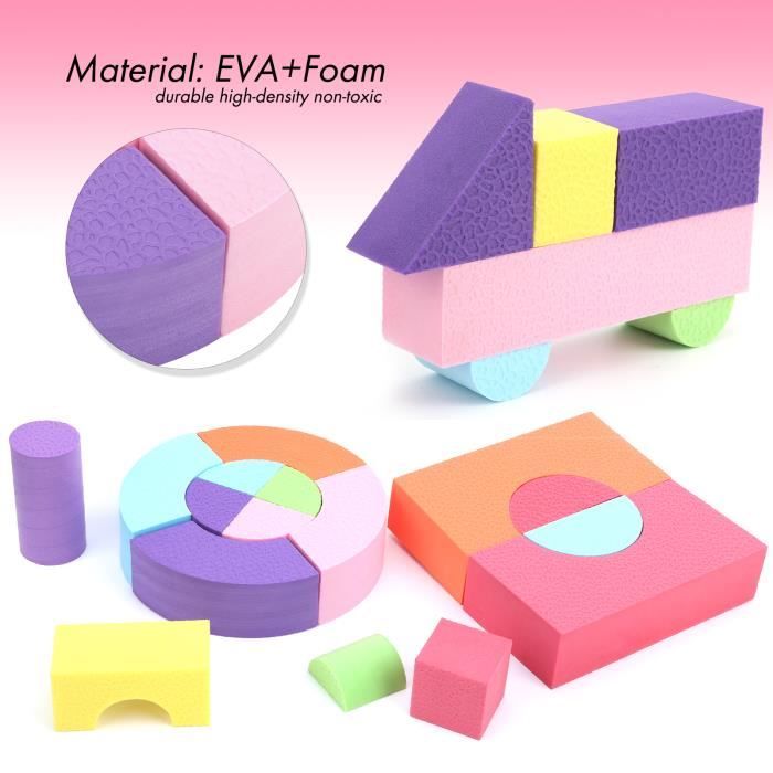 Blocs d'empilage Construction en Mousse EVA Jouet de Construction ...