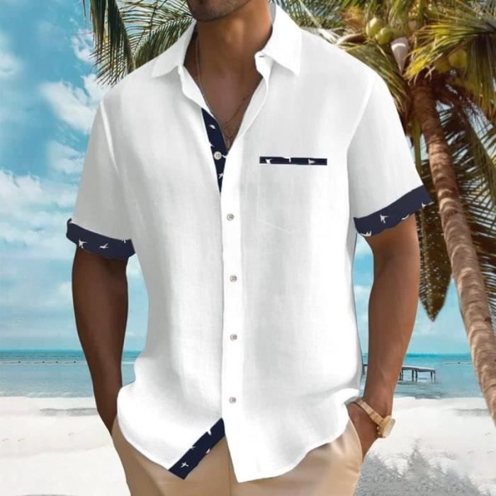 Chemisette homme manche courte outlet