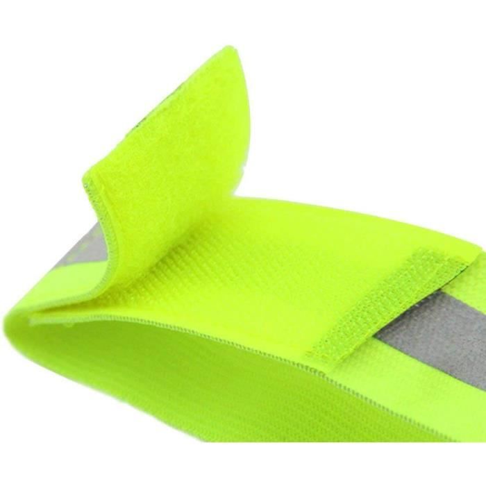 Brassard visibilité jaune vélo · Wowow Snap Wrap Reflomax