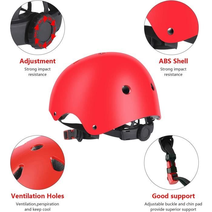 Skateboard Enfant Équipement Protection Enfants Crazy Safety - Genouillères, Coudières, Poignets - Pour Vélo, Skate, Rollers - Taille S Genouillères Coudières Sécurité