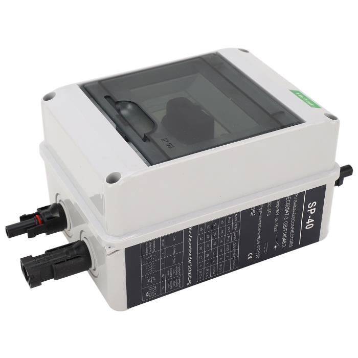 Disjoncteur Pv Interrupteur De Déconnexion Solaire Pv 2P 16A Ip65 Disjoncteur Étanche Avec