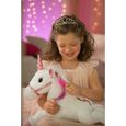 Gipsy Toys - Lica Bella Féerique Et Lumineuse - Peluche Licorne Interactive - 35 cm - Blanc - Rose-2
