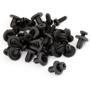 Lot De 10 Clips Garnissage VVO Pour Montants Intérieurs VW - Blanc, Référence 3B0 867 333