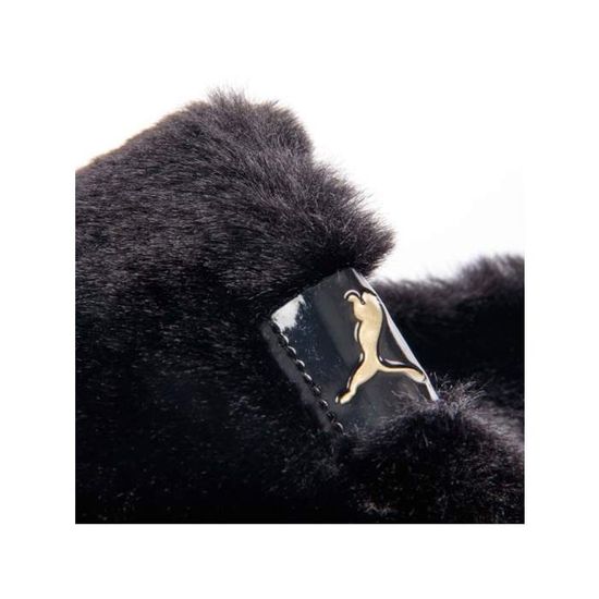 Claquettes femme Puma Leadcat YLM Fluff noir/or 37 Noir