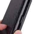 noir 1 Porte-carte de crédit en aluminium, carte d'identité, RFID, blocage métallique mince, étui rigide, pou-3