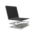 Lenovo Yoga Book C930 ZA3S Tablette conception inclinable Core i5 7Y54 - 1.2 GHz Win 10 Familiale 64 bits 4 Go RAM 256 Go SS40-3
