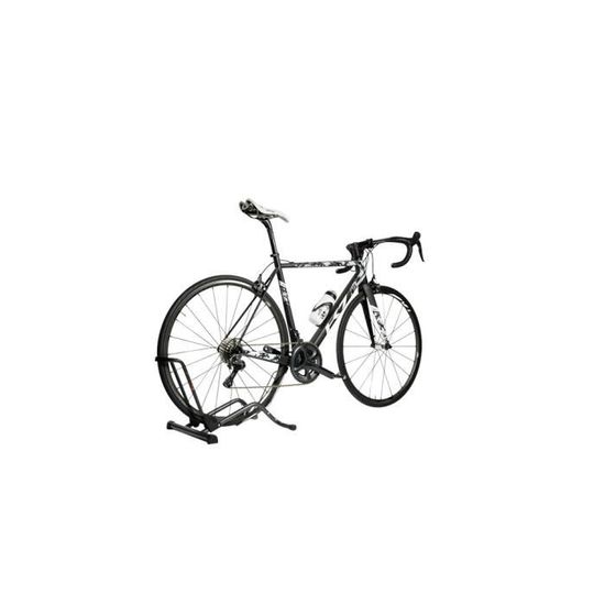 LAMOOER Béquille de vélo pour vélos de 22, 24, 26 pouces avec autocollants à bandes réfléchissantes, Béquille de vélo réglable avec support central