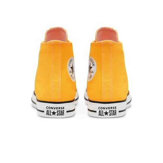 converse orange jaune