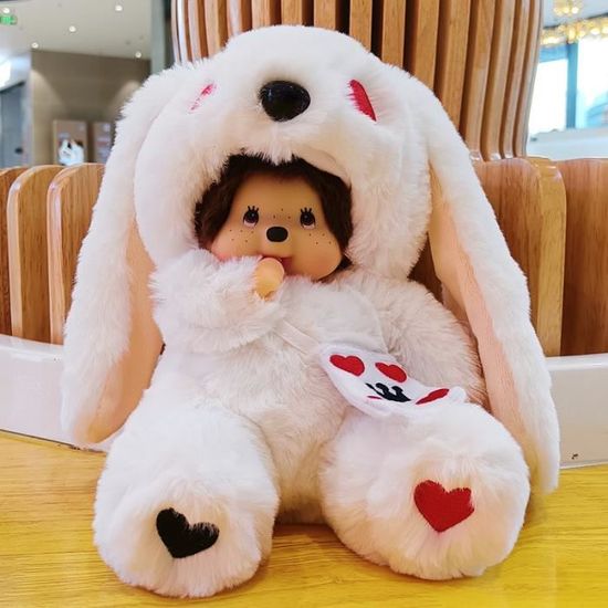 Lapin Bonnie Rose Blanc KIKI Doll Cartoon peluche in Stitch Costume Mignon 20CM Enfants Jouet Cadeau de Noel meilleur cadeau Cdiscount Jeux Jouets