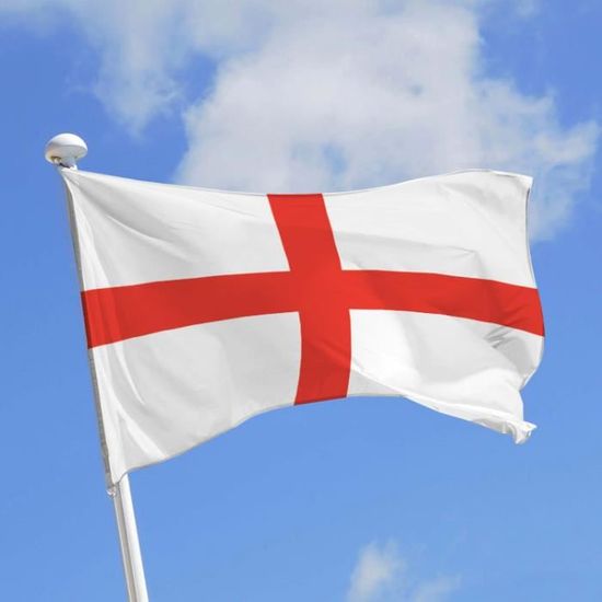 Drapeau Angleterre Flag Anglais England Supporter Coupe Du Monde 2018 Football Sports Vacances Football