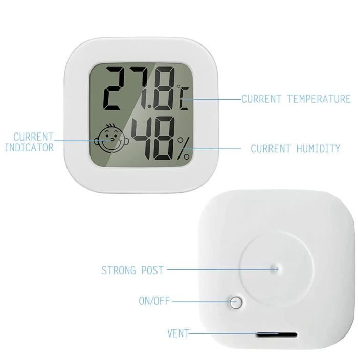 Thermomètre Pour Reptile Et Humidor Thermomètre Hygromètre Numérique Intérieur - Haute Précision, écran LCD 2.1, Mesure T° Et Humidité - Pour Chambre, Serre, Bureau Thermomètre Pour Reptile Et Humidor Thermomètre Hygromètre Numérique Intérieur - Haute Précision, écran LCD 2.1, Mesure T° Et Humidité - Pour Chambre, Serre, Bureau