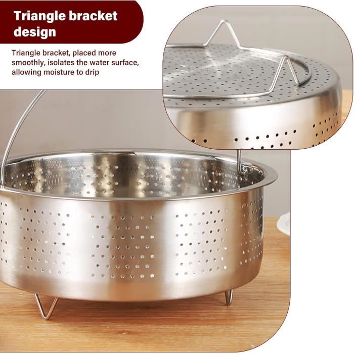 Support De Cuisson à La Vapeur Rond En Acier Inoxydable - 1