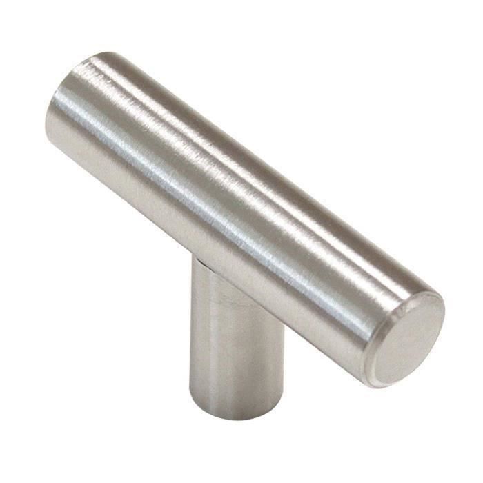 Poignée Meuble, Argent Boutons De Portes Pour Placards En Acier Inoxydable 4 Pièces Bouton De Meuble Cuisine Vintage Avec Vis - Bricolage