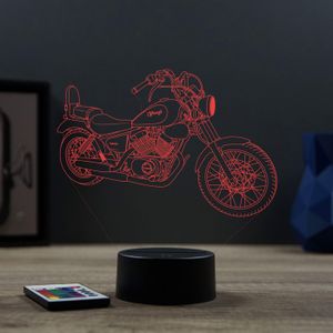 Usb Moon Lamp Night 3D Led Coloré Télécommande Chambre Chevet Saturn Lumière Décoration D