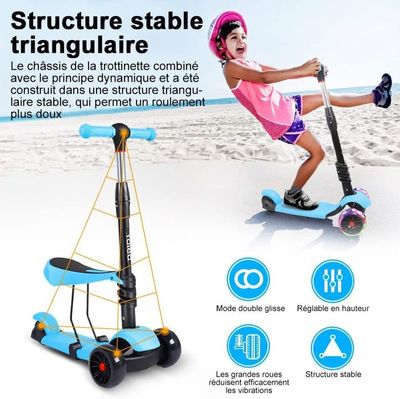 Test : trottinette XJD 3 roues pour enfants