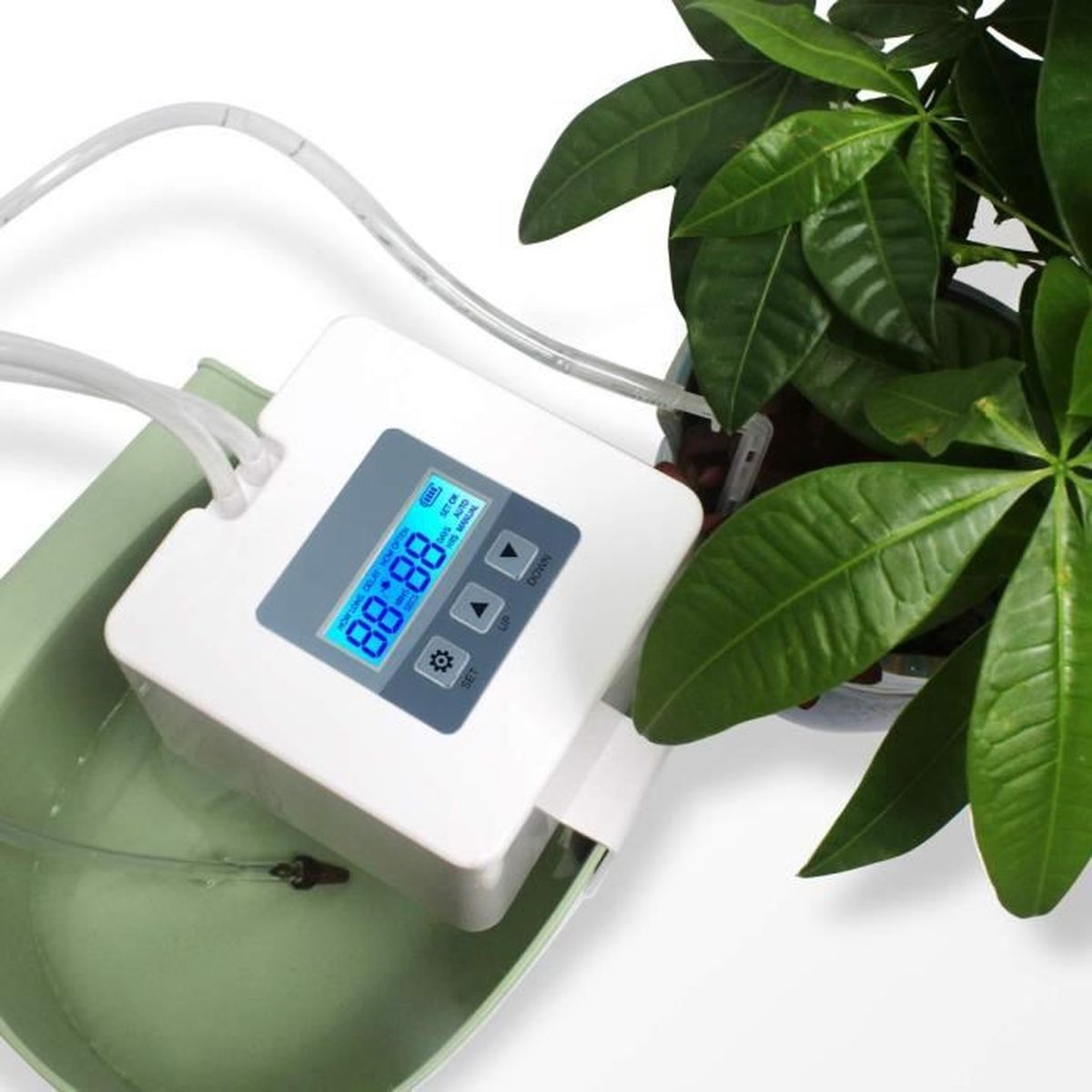 Systeme D Arrosage Automatique Goutte A Goutte Kit Diy Batterie Cdiscount