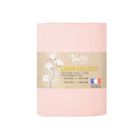 Drap housse Doulito - 140x190 cm - Made in France - Coton - Rose