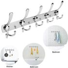 JASENX Crochet Mural Patères Porte Manteaux, 5 Crochet multifonction Cintre en Acier Inoxydable Solide Hanging Manteau Chapeau Vêtements