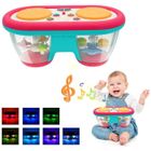 KENLUMO Jouet Musical Enfant, Bébé clap tambour,Musique Rotatif Jouet sensoriel,avec Musique et Lumières
