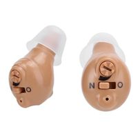 AYNEFY Aide auditive d'amplificateur de son D‑8000 Aide Auditive Rechargeable sans Fil Mini Amplificateur de Son Volume Réglable